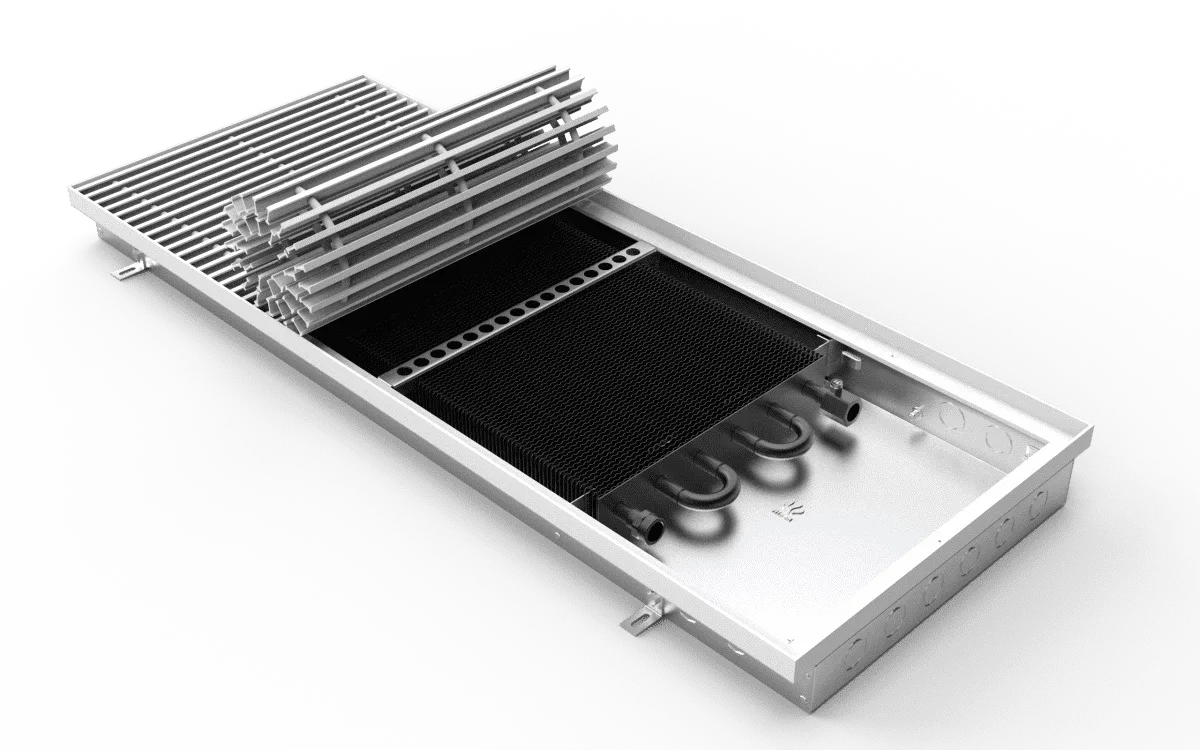 VITRON Водяной конвектор в пол ВК.75.400.6ТГ (6 трубный) (ВИТРОН) VITRON Водяной конвектор в пол ВК.75.400.6ТГ (6 трубный) (ВИТРОН)